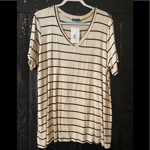NWT Heimish v-neck top plus 3x